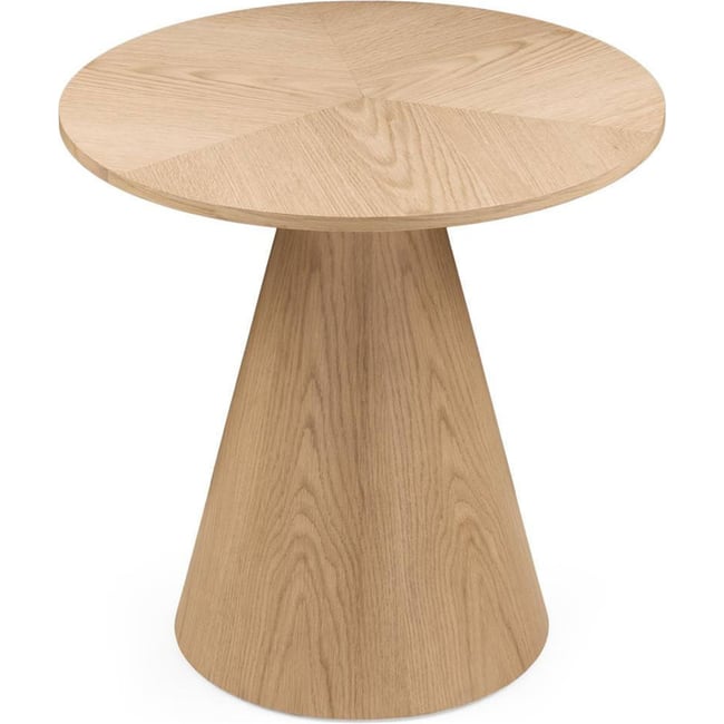 Table d'appoint ronde, ORB Couleur chêne naturel <span itemprop=