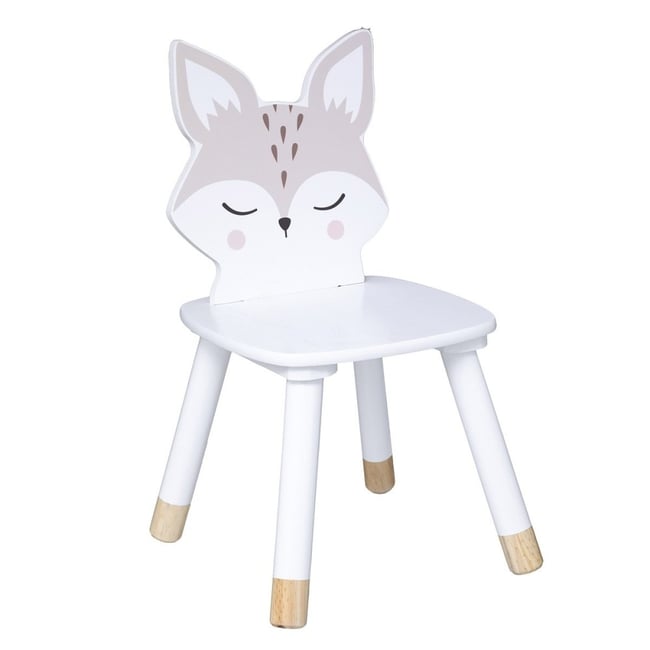 Chaise douceur renard Couleur blanc <span itemprop=