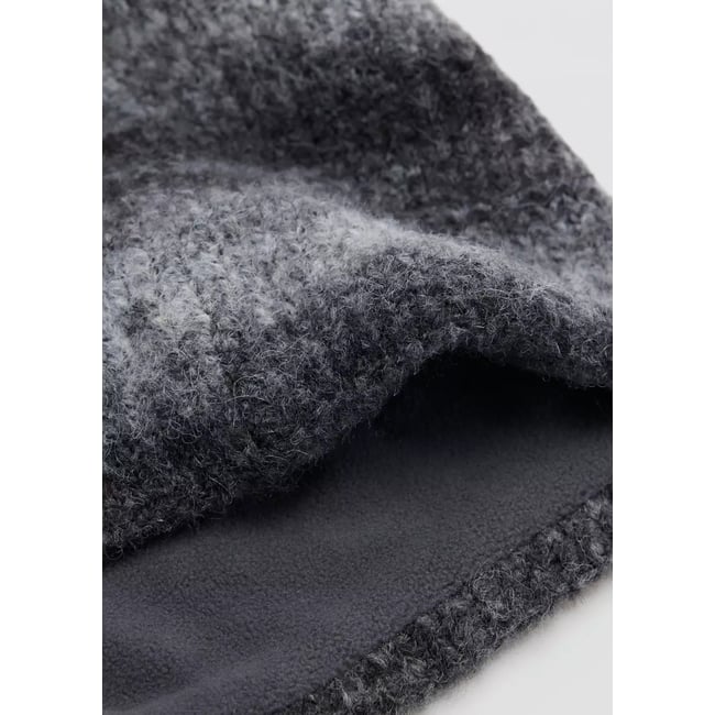 Écharpe en maille dégradée gris <span itemprop=