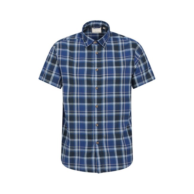 Chemise Mountain Hardwear Homme - Bleu à Carreaux - Manches Longues - Taille L - Occasion