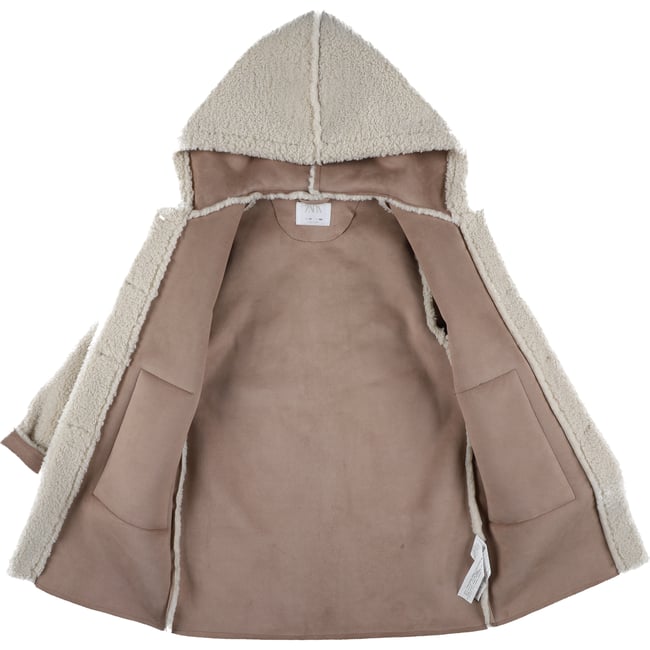 Veste Zara Taille 38 écru Style Parka - Occasion En Très Bon état, Doublure Polyester