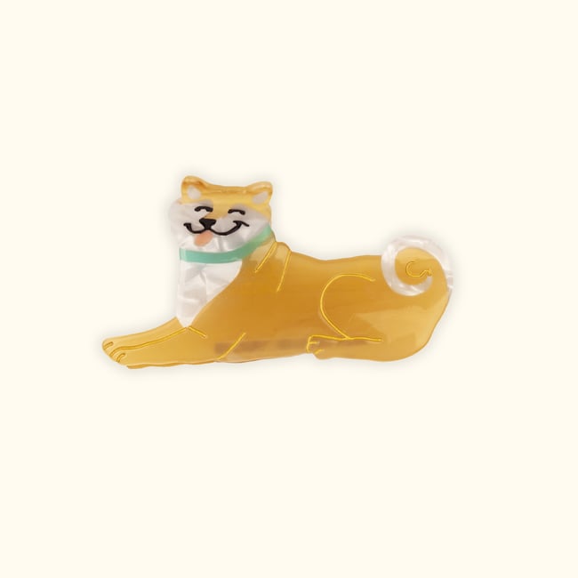 Pince à cheveux SHIBA orange <span itemprop=
