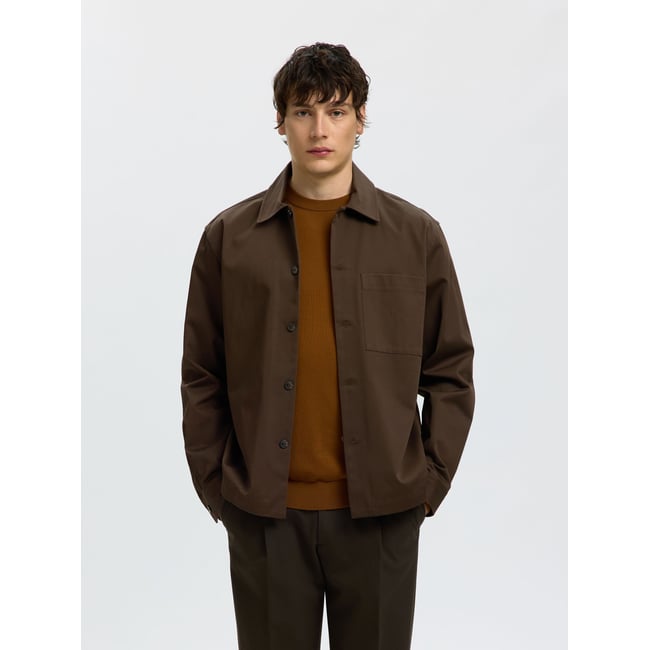 Surchemise marron - delicioso <span itemprop=