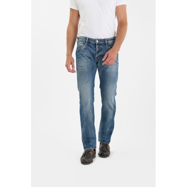 Jeans slim stretch 700/11, longueur 34 blue <span itemprop=