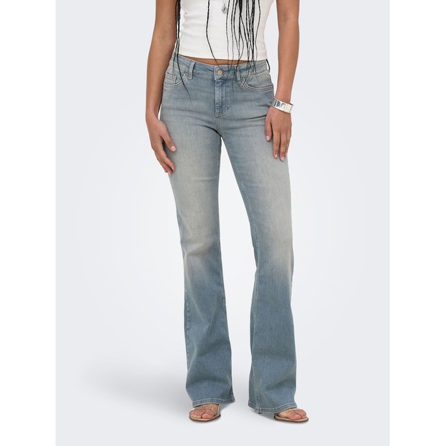 Jean Flared special blue grey denim <span itemprop=