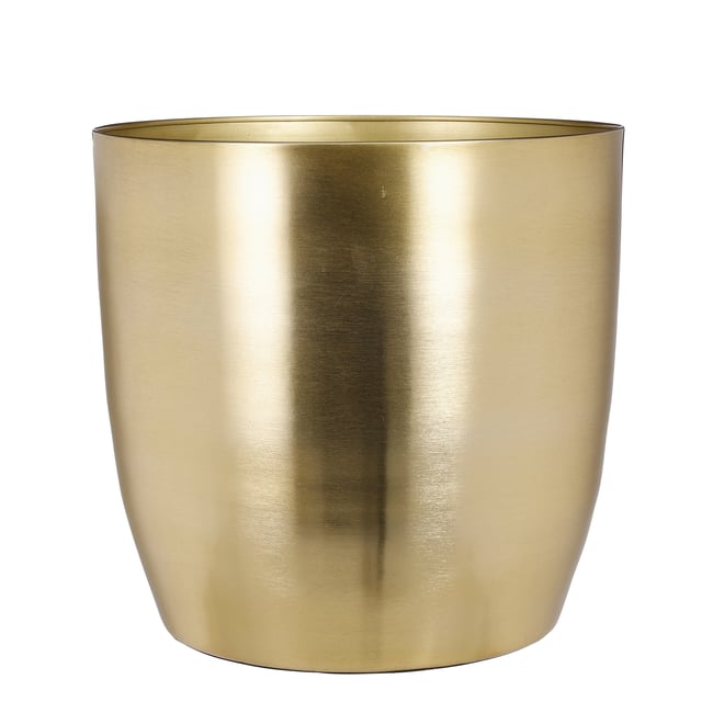 Cache-pot Ø28 cm ALANO Couleur or <span itemprop=