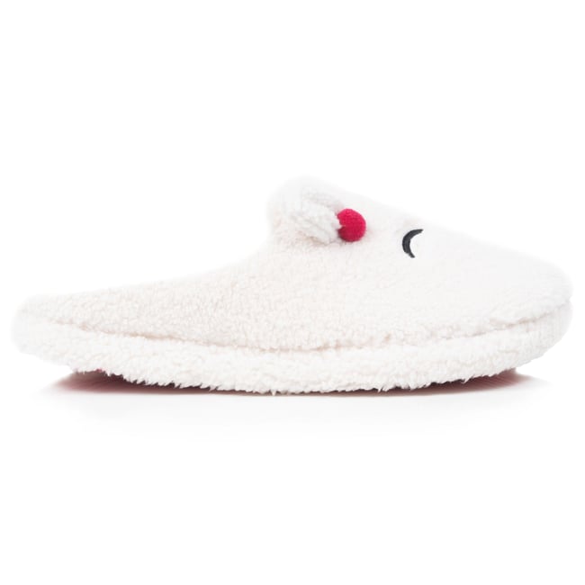 Chaussons extra-light Mules blanc <span itemprop=