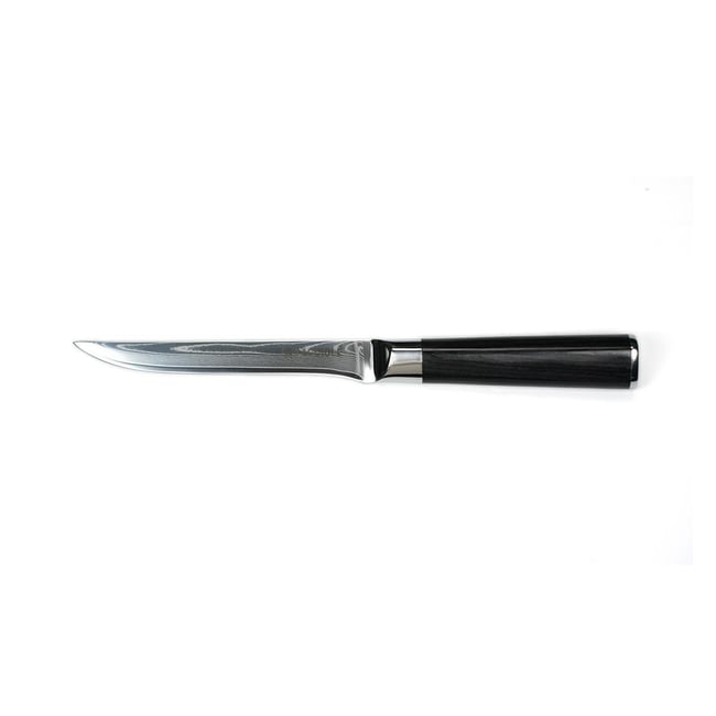 Couteau à désosser noir damas 29cm avec étui - 