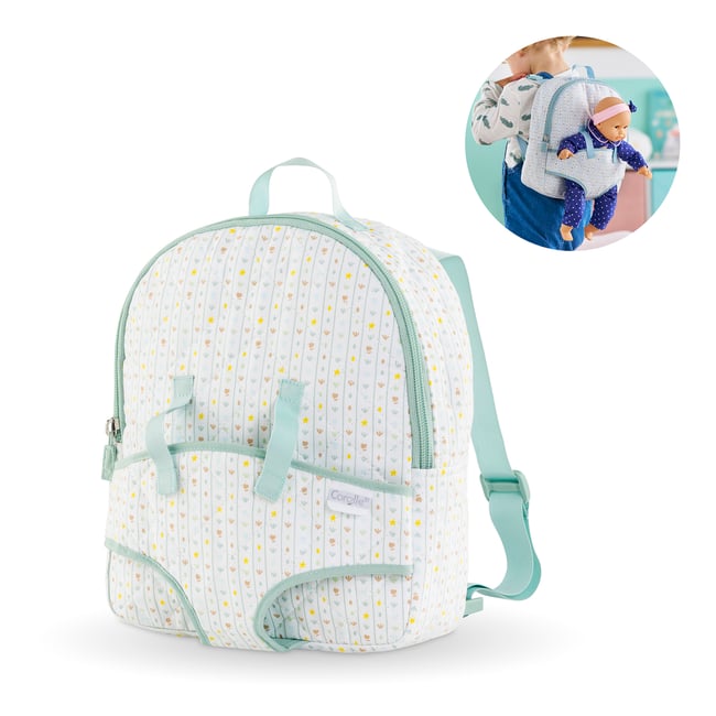 Sac à Dos Porte-Poupon Étoiles pour poupon 30 cm - COROLLE