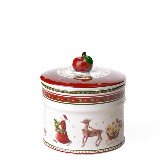 Boîte À Biscuits WINTER BAKERY DELIGHT Couleur rouge <span itemprop=