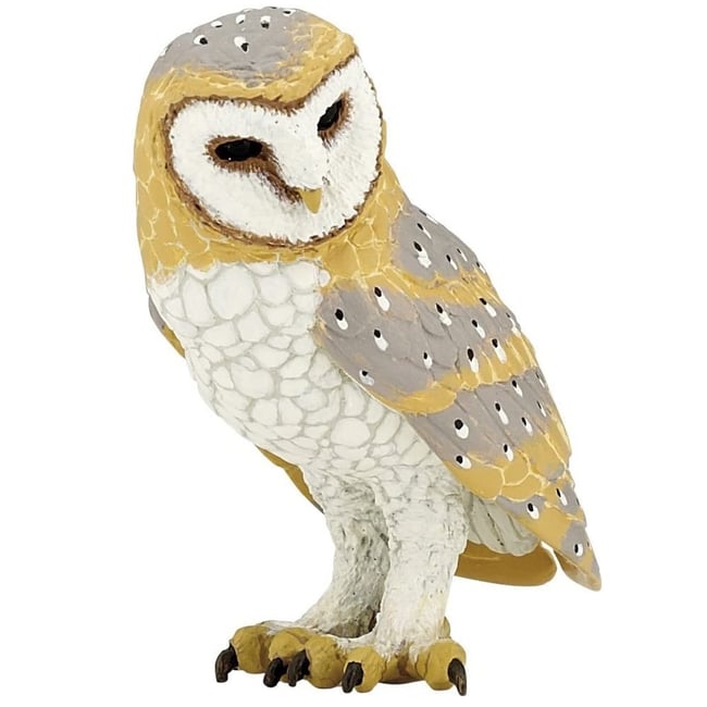 Figurine Chouette beige <span itemprop=