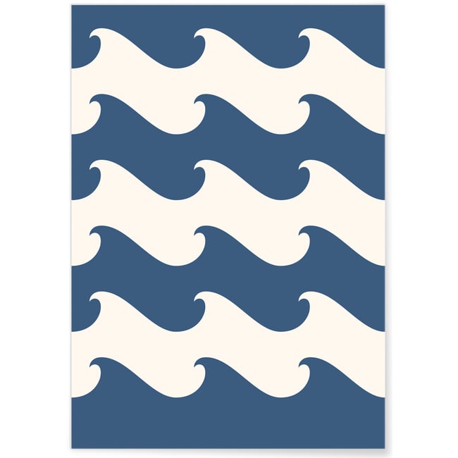 Affiche Summer 2 Couleur blanc <span itemprop=
