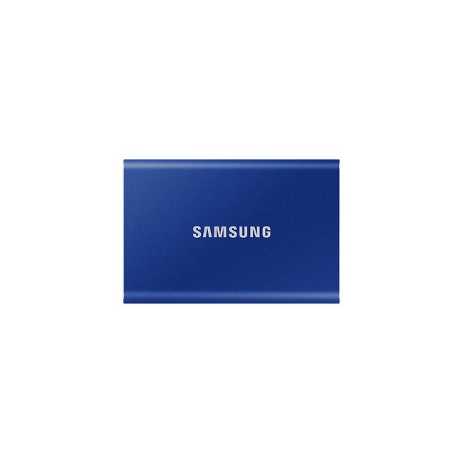 Disque dur SSD externe Portable 1To T7 1To bleu indigo bleu <span itemprop=