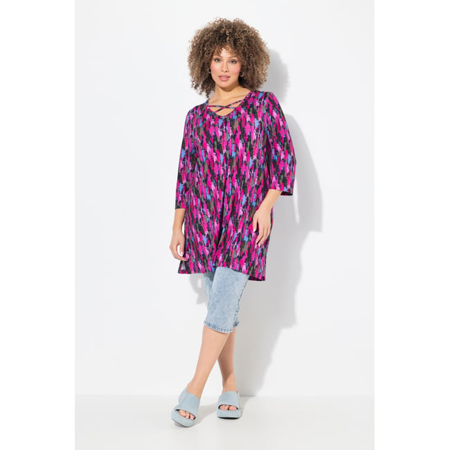 T-shirt long à petits rubans fantaisie. - ULLA POPKEN