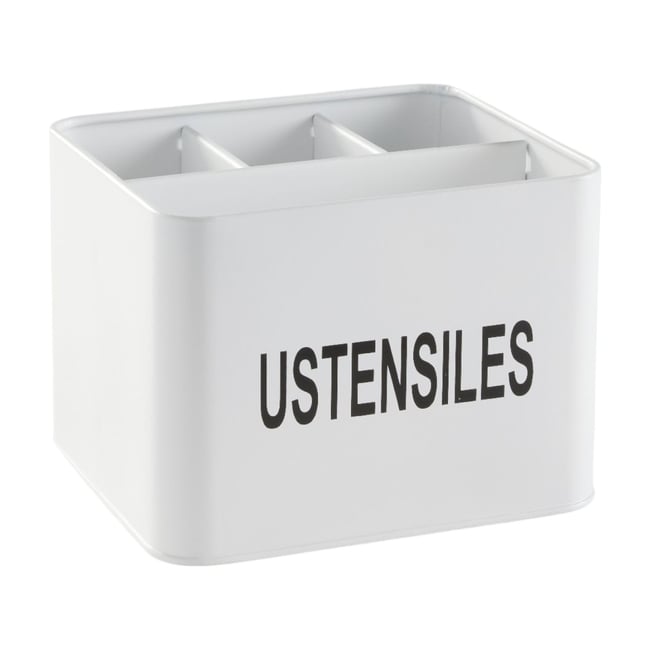 Pot à couverts 4 compartiments métal KITCHEN - UTILITY