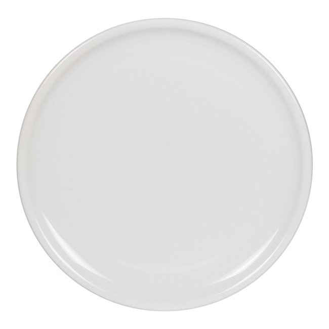 Assiette à pizza 30 cm Couleur blanc <span itemprop=