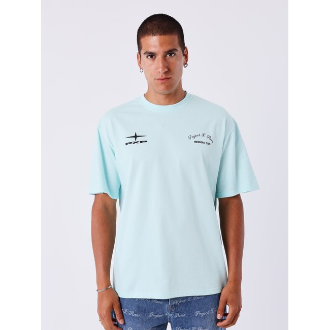 T-shirt PXP members' club vert menthe <span itemprop=