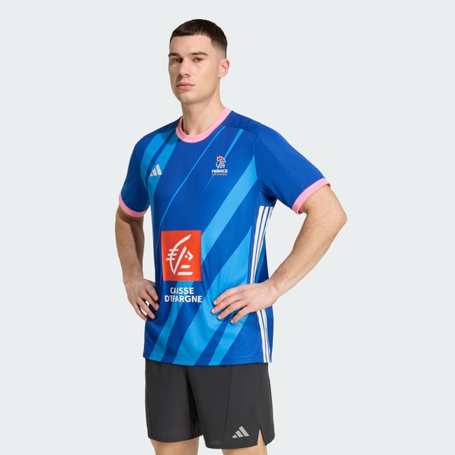 Maillot Hommes Ffhb Match royal blue <span itemprop=