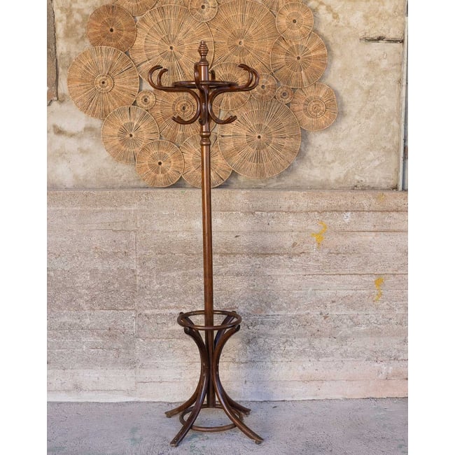 Porte-manteau perroquet Max N°461 - Bon état Couleur bois foncé <span itemprop=