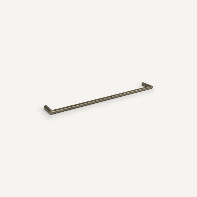 Barre de penderie métal L60cm, dressing Johanez Couleur laiton vieilli <span itemprop=