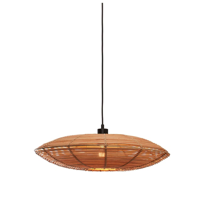 Lampe Suspendue Rotin TANAMI Couleur rotin <span itemprop=