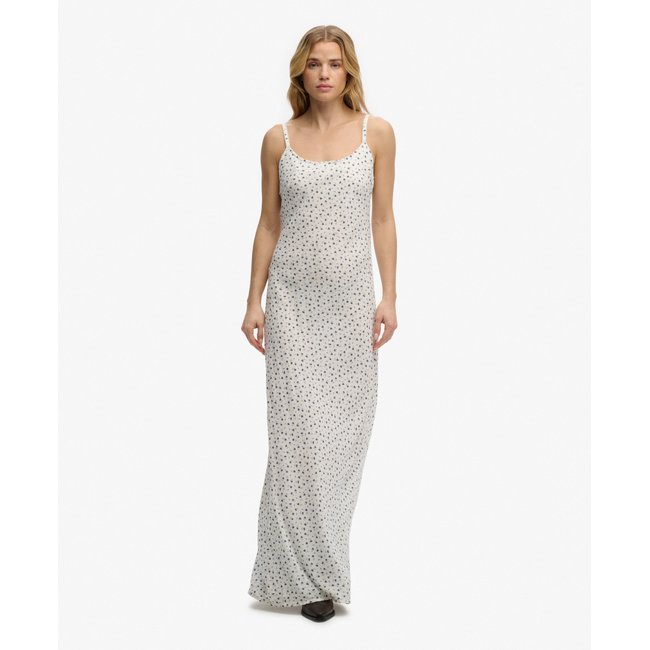 Robe Longue à Bretelles Imprimée - SUPERDRY