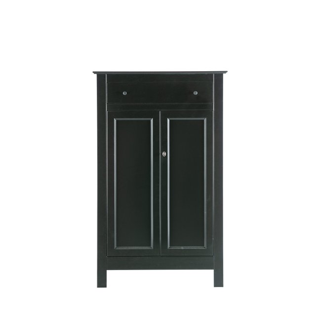Buffet haut vintage pin massif- EVA Couleur noir <span itemprop=