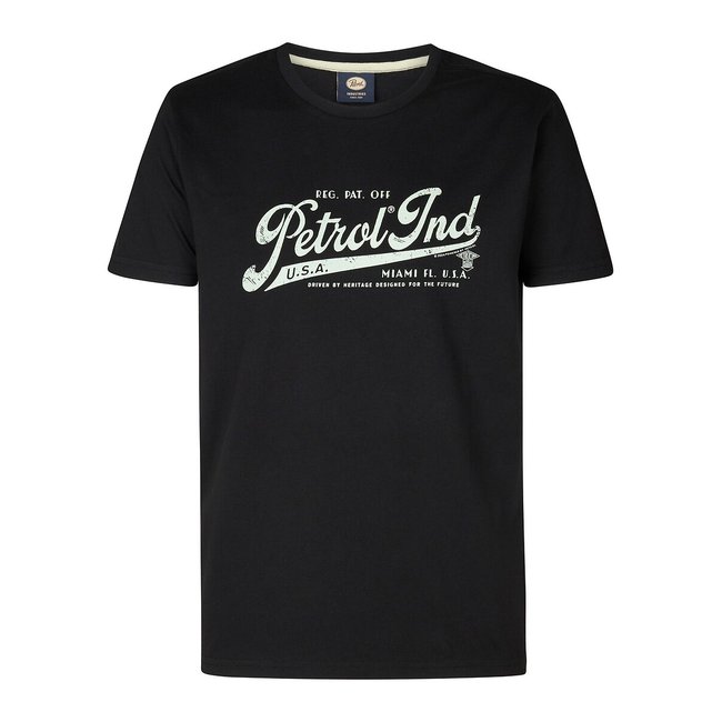 T-Shirt mit Logo schwarz <span itemprop=