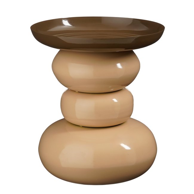 Table d'appoint Zita Crème Couleur crème <span itemprop=