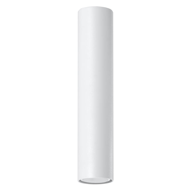 Plafonnier Acier Blanc GU10 1 Lagos 30 Couleur blanc <span itemprop=