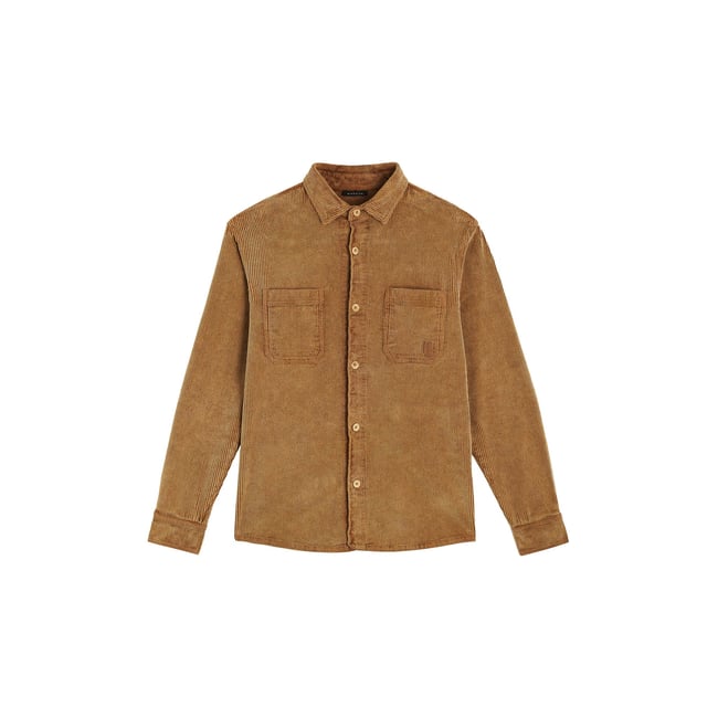 SURCHEMISE ROYBROWN marron <span itemprop=