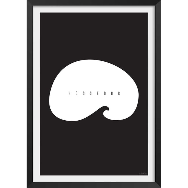 Affiche minimal hossegor - HEXOA