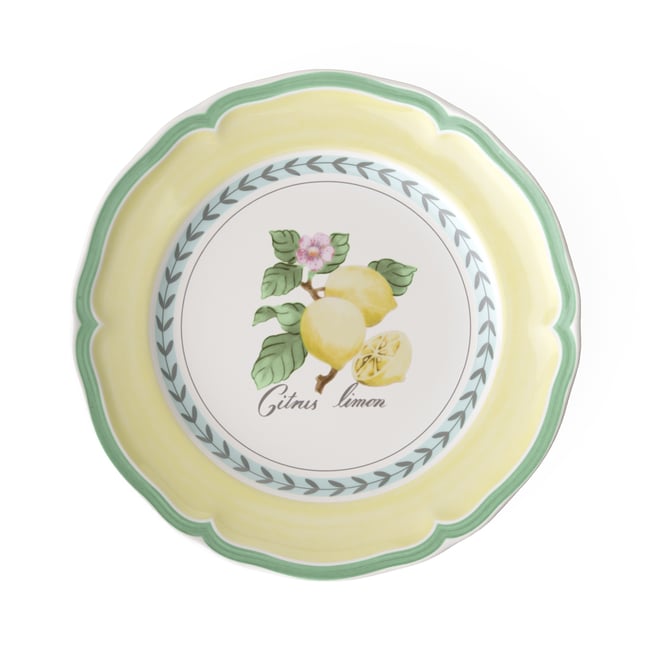 Assiette À Dessert FRENCH GARDEN Couleur multicolore <span itemprop=