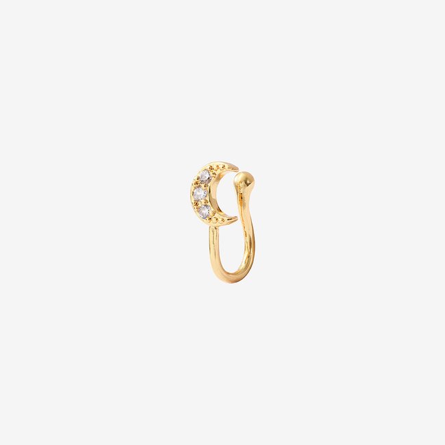 Bague oreille - nez axel - candy blanc <span itemprop=