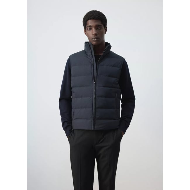 Gilet matelassé en duvet déperlant - MANGO MAN