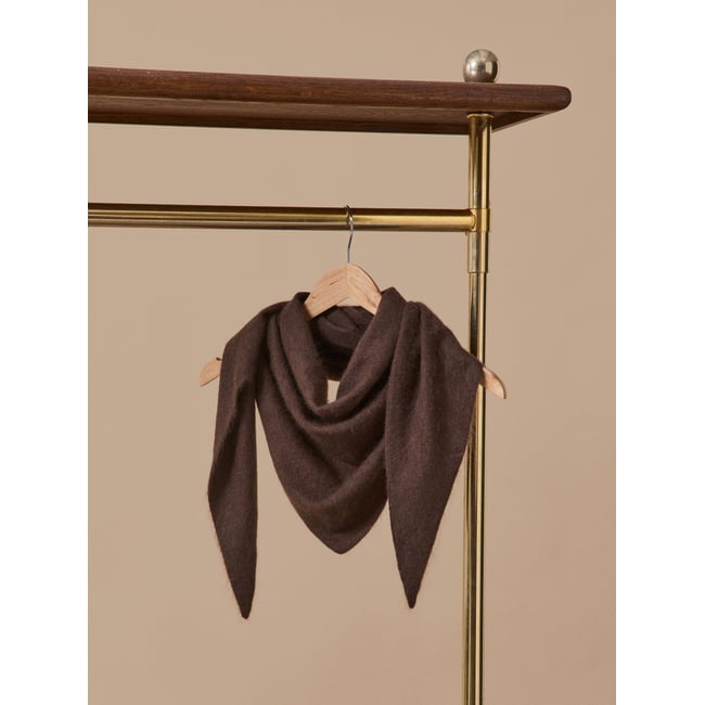 Écharpe triangle maille brossée - CYRILLUS