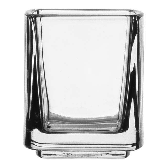 Verrine mise en bouche Kube 10 cl (lot de 6) Couleur transparent / cristal <span itemprop=