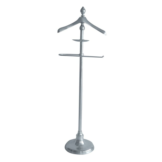 Valet de chambre en laiton argenté Couleur argent <span itemprop=