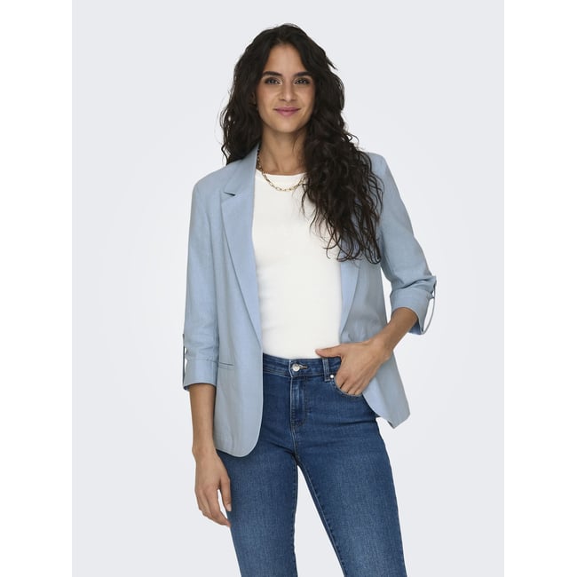 Blazer cashmere blue <span itemprop=