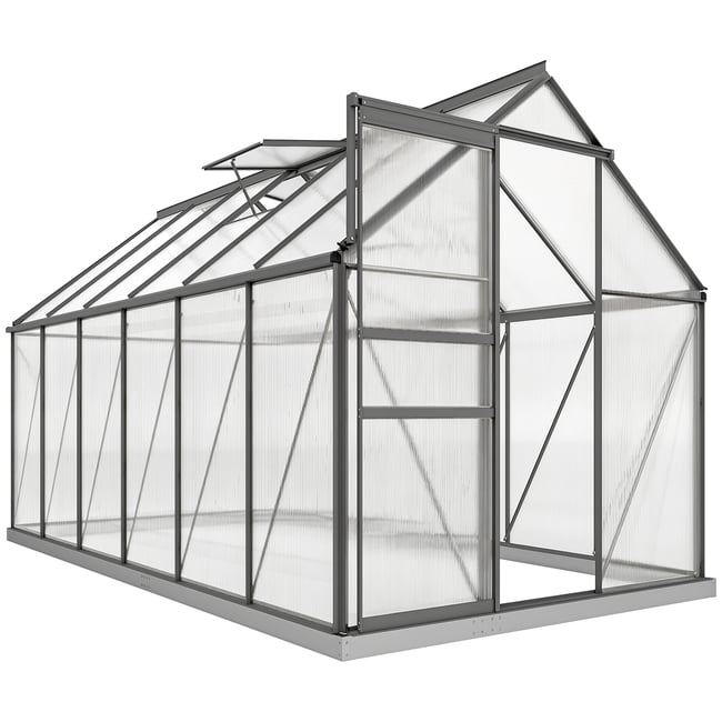Serre Polycarbonate Transparent - OUTSUNNY