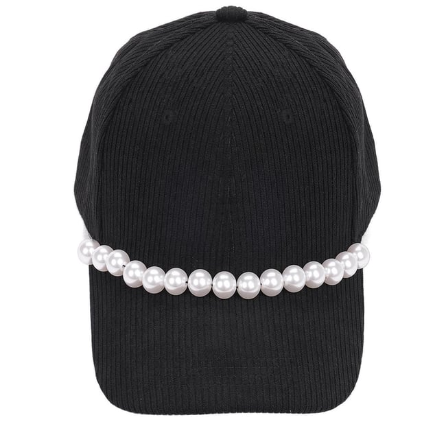 Casquette en velours et perles ALISE - WILD