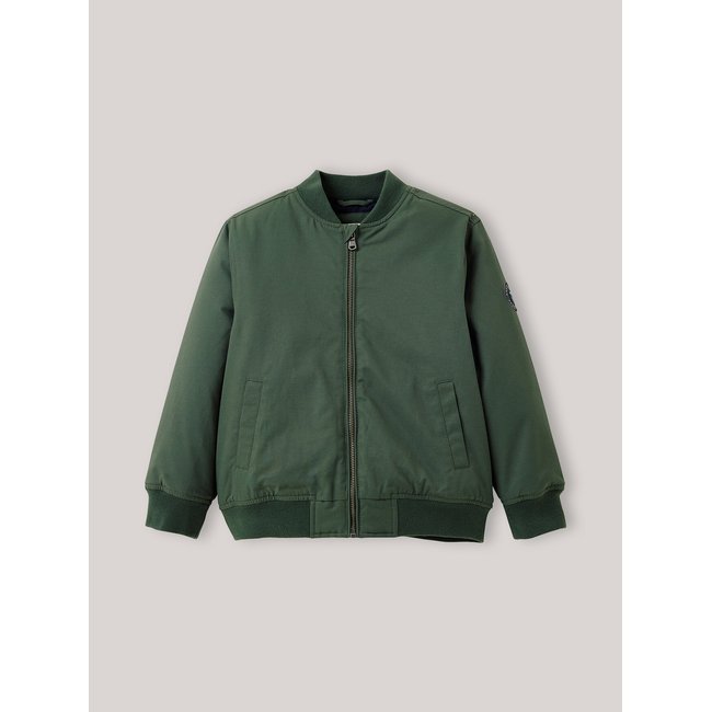 Blouson bomber céladon grisé <span itemprop=