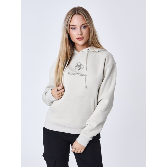 Sweat à Capuche Papillon greige <span itemprop=