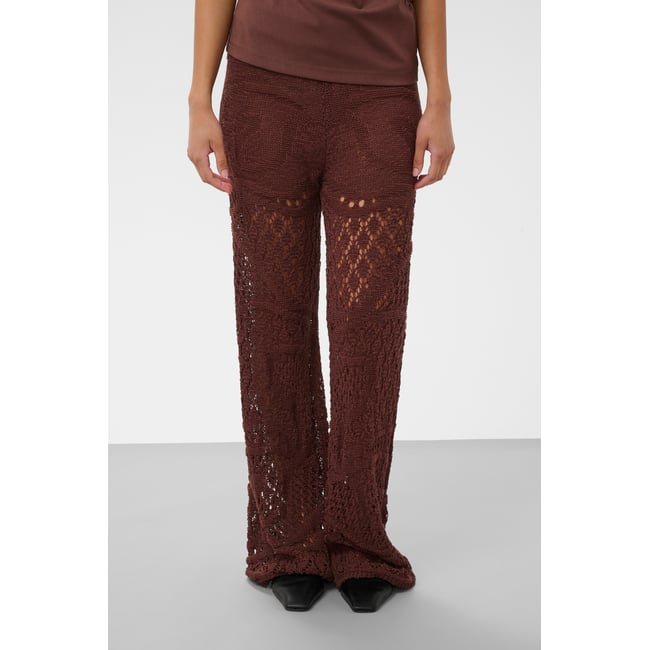 Pantalon Tricoté brown stone <span itemprop=