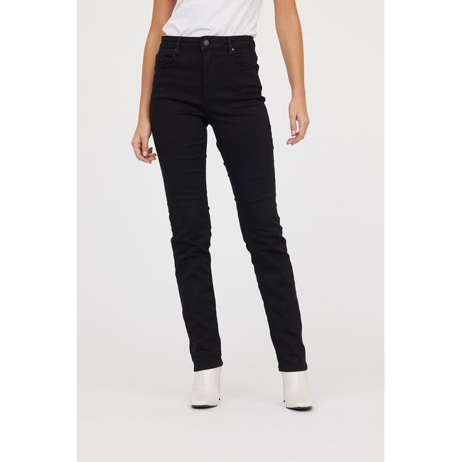 Jean coton straight & tapered LC161 noir <span itemprop=