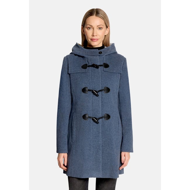 Duffle-coat à capuche dress blues <span itemprop=