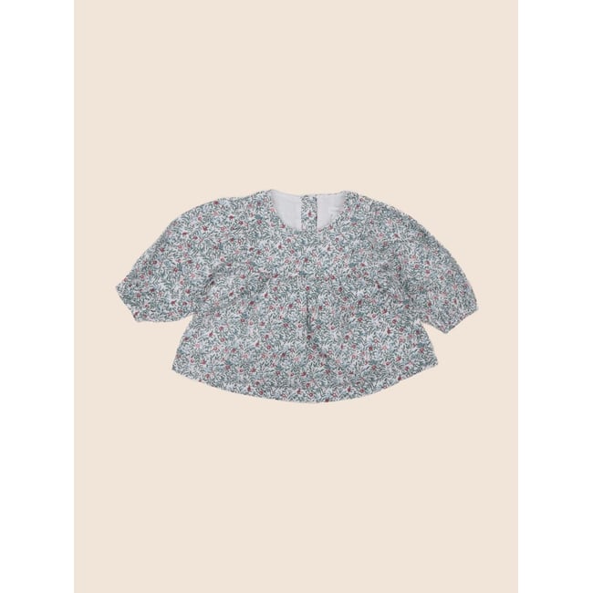 Blouse - Etat satisfaisant vert <span itemprop=