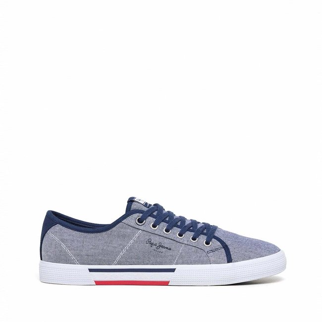 Baskets en toile Brady Chambray bleu chambray <span itemprop=