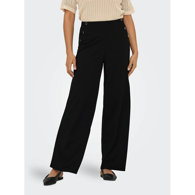 Weite Hose schwarz <span itemprop=