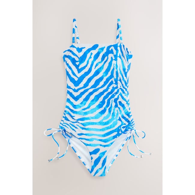 Maillot de bain bandeau gainant et ruché - NEXT